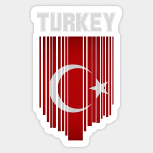 Turkey flag, turkish flag Sticker